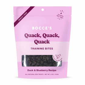 Bocce's Bakery Quack Quack Quack Training Bites Dog Treats 6oz