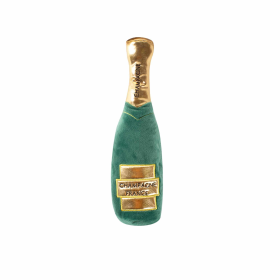 PetShop by Fringe Studio Champagne Bottle Plush Dog Toy