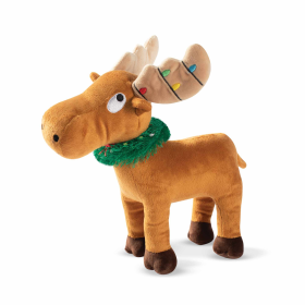 PetShop by Fringe Studio Merry Chrismoose-Plush Dog Toy