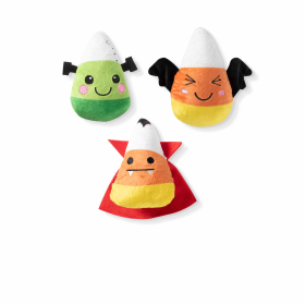 PetShop by Fringe Studio Candy Corns 3Pc Small Dog Toy Set