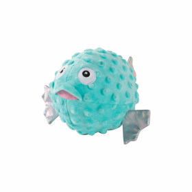 PetShop by Fringe Studio Puffed Up Puffer Fish Plush Dog Toy