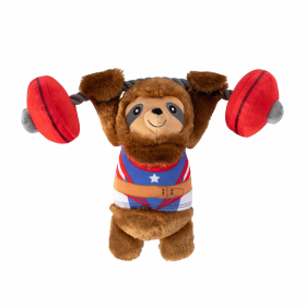 PetShop by Fringe Studio Hustle For That Muscle Plush Dog Toy