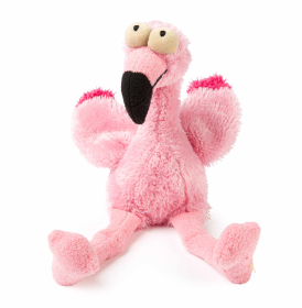 FuzzYard Dog Toy Neighborhood Nasties Little Flo the Flamingo Small