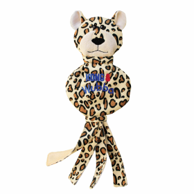 KONG(R) Wubba No Stuff Cheetah Dog Tug Toy Large