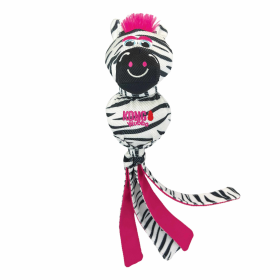 KONG(R) Wubba Zoo Zebra Dog Tug Toy Large