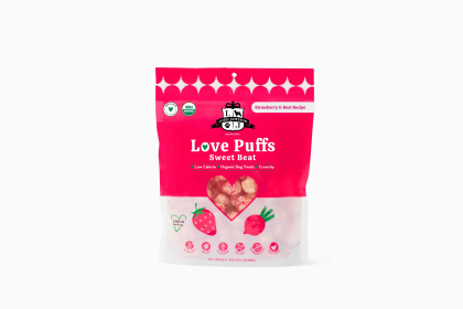 Lord Jameson Love Puffs Sweet Beat Organic Crunchy Dog Treats 4oz