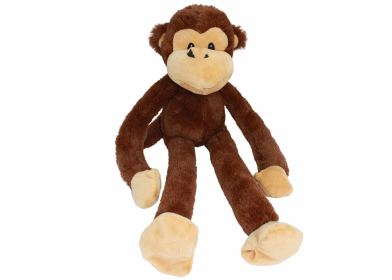 Multipet Swingin' Safari Monkey Plush Dog Toy 19"