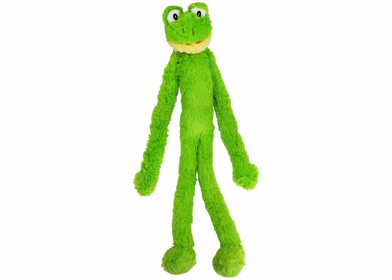 Multipet Swingin' Slevins(R) Frog Plush Pet Dog Toy 27"