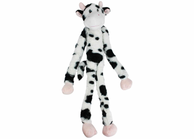 Multipet Swingin' Slevins(R) Cow Plush Pet Dog Toy 27"