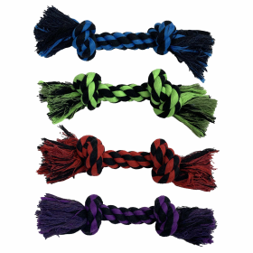 Multipet Minipet Rope Dog Toy Assorted Colors 8"