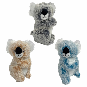 Multipet Minipet Koala Plush Pet Toy Assorted Colors 5"