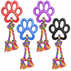 Multipet Tug A Paw w/ Rope Dog Toy 13"