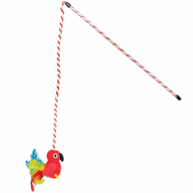 Multipet Margaritaville(R) Parrot Wand Cat Toy 18"