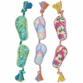 Multipet Margaritaville(R) Flip Flop Rope Dog Toy 18"