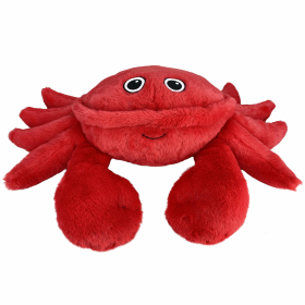 Multipet Jumbo Sea Creatures Crab Plush Dog Toy 24"