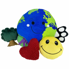 Multipet Hide n Seek Earth Plush Burrow Toy 9"