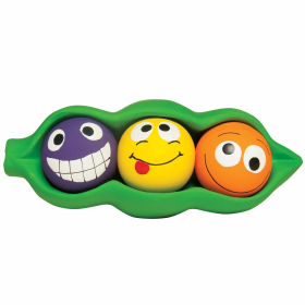 Multipet Three Peas in a Pod Latex Dog Chew Toy 7.5"