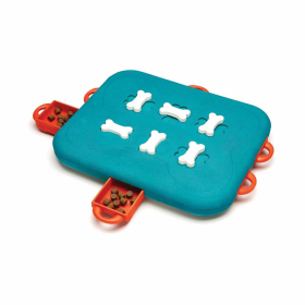 Nina Ottosson Dog Casino Interactive Treat Dog Puzzle Toy Turquoise Level 3