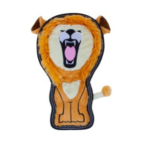 Outward Hound Tough Seamz Lion Durable Plush Dog Toy Tan Medium