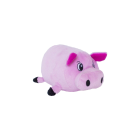 Outward Hound Fattiez Pig Plush Dog Toy Pink Small