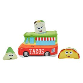 Outward Hound Hide A Taco Truck Plush Dog Puzzle Toy  Multicolor