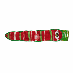 Outward Hound Durablez Holiday Snake Dog Chew Toy Green Small