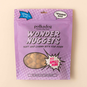 Polkadog Wonder Nuggets Training Bits Pork & Apple Soft & Chewy Dog Treat