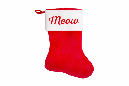 Pearhead Meow Christmas Stocking