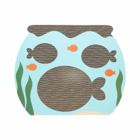 Pearhead Fish Tank Cat Scratch Pad