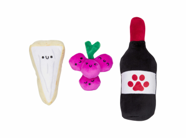 Pearhead Pawrcuterie Board Dog Toy Set 3pc