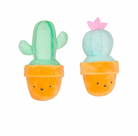 Pearhead Prickly Plants Cat Toy Set 2pc