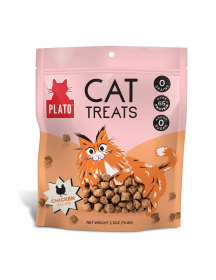 Plato Air-Dried Cat Treats Chicken with Catnip Recipe 2.5oz