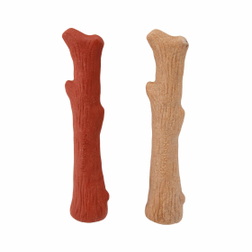 Petstages Dogwood Wood Alternative Dog Chew Toy Original/Mesquite Medium 2pc