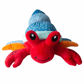 SnugArooz Hermie the Crab Plush Dog Toy 9"