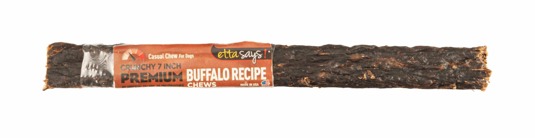 Etta Says! Premium Crunchy Buffalo Dog Chew 7"