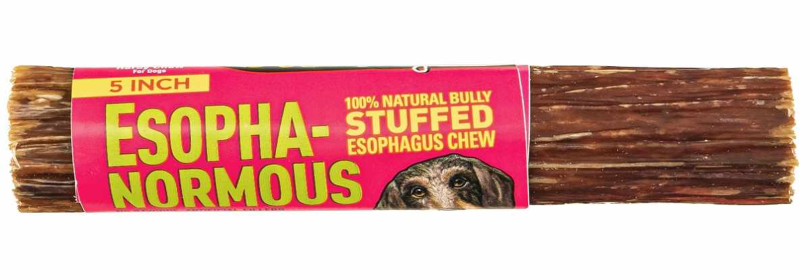 Etta Says! Esopha-normous Bully Stuffed Esophagus Chew 5in 20ct Bag