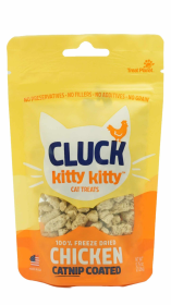 Kitty Kitty Cluck Freeze Dried Chicken Treat with Catnip Coating 0.75oz