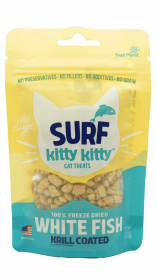 Kitty Kitty Surf Freeze Dried White Fish Treat with Krill Coating 0.6oz