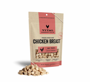 Vital Essentials(R) Freeze-Dried Raw Chicken Breast Dog Treats,