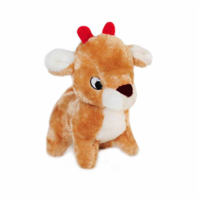 ZippyPaws Holiday Deluxe Reindeer Plush Dog Toy