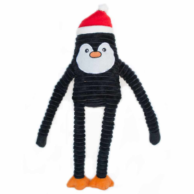 ZippyPaws Holiday Crinkle Penguin Large Plush Dog Toy -TOM Only