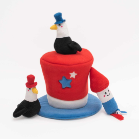 ZippyPaws Zippy Burrow - Americana Top Hat