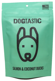 DT Dogtastic Salmon & Coconut Ducks Dog Treats