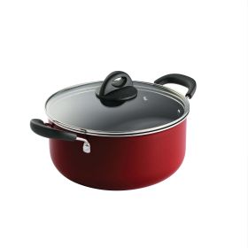 Tramontina Everyday 5 Qt Aluminum Nonstick Covered Dutch Oven Metallic Red