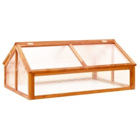 Greenhouse Brown 44.8"x31.4"x19.6" Firwood