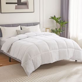 Bedding Polyester Comforter Duvet Insert, Quilted Comforter with Corner Tabs