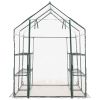 Greenhouse with 8 Shelves 4.7'x4.7'x6.4'