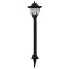 Outdoor Solar Lamps 6 pcs LED Black