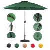 10 ft Outdoor Patio sun Table tilt Umbrella Parasol canopy shade for garden/parasol de plage design