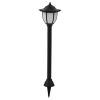 Outdoor Solar Lamps 6 pcs LED Black